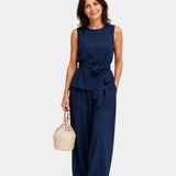 Iseultine | Two-Piece Set with Sleeveless Top and Pants