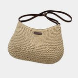 Fabiola | Straw Effect Shoulder Bag