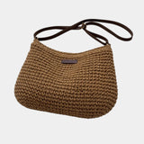 Fabiola | Straw Effect Shoulder Bag