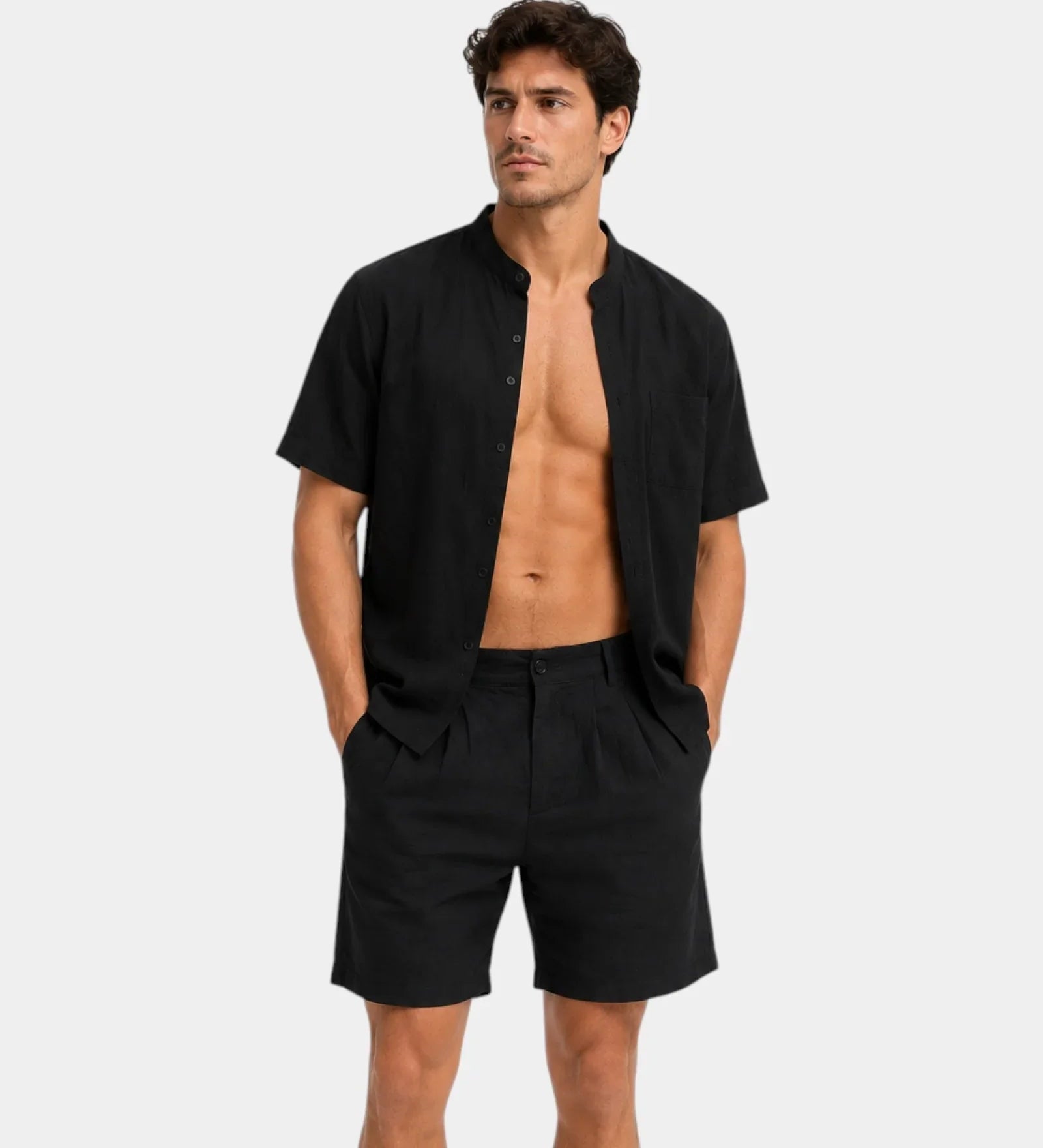 Alexandre | Short set + linen shirt at 95%