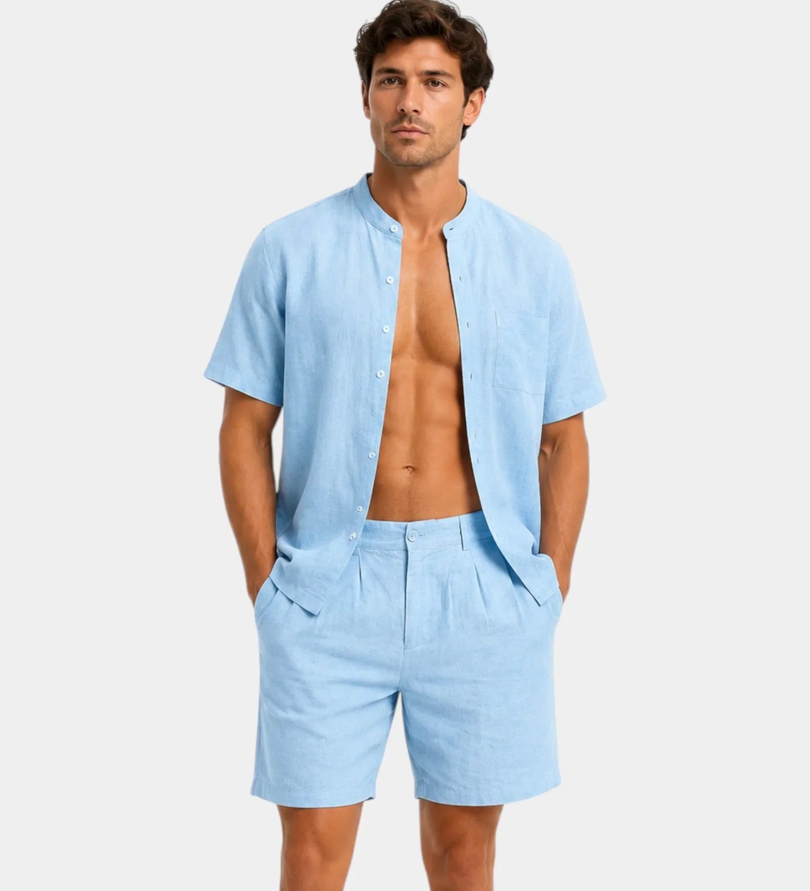 Alexandre | Short set + linen shirt at 95%