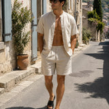 Alexandre | Short set + linen shirt at 95%