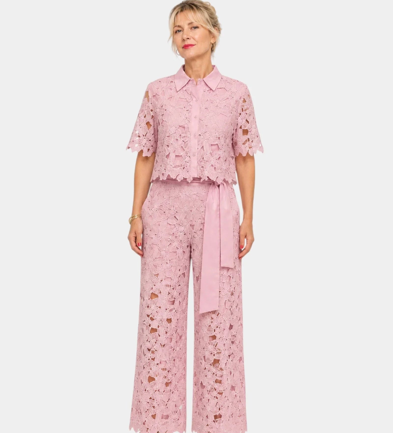 Aélis | Embroidered Lace Set