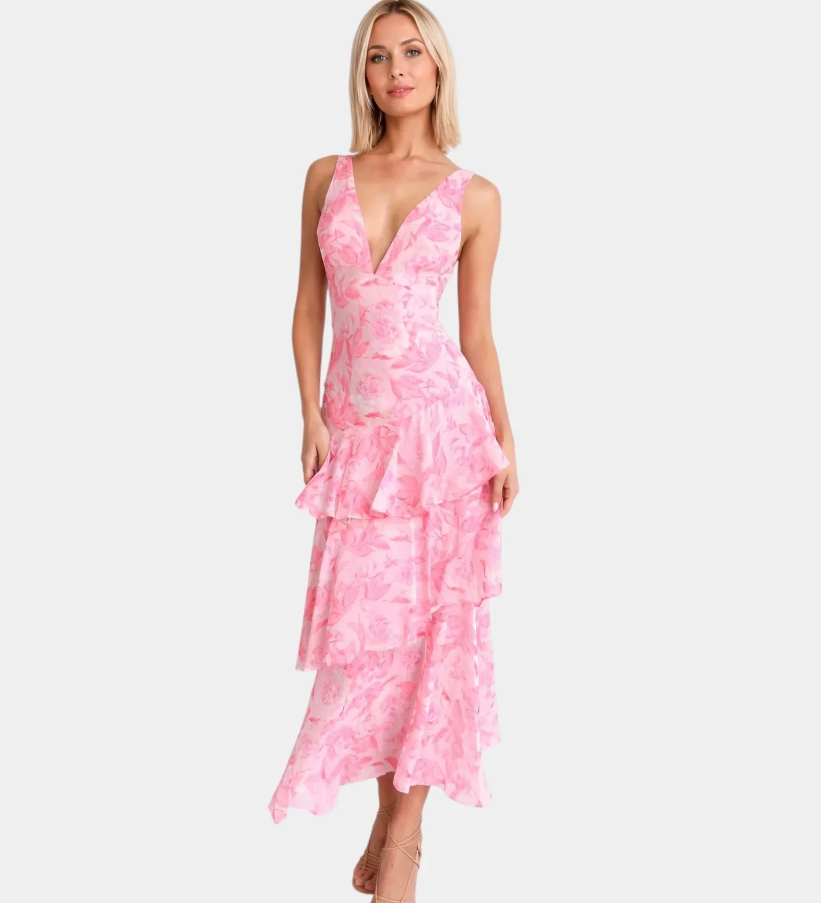 Isa | Elegant Floral Maxi Dress