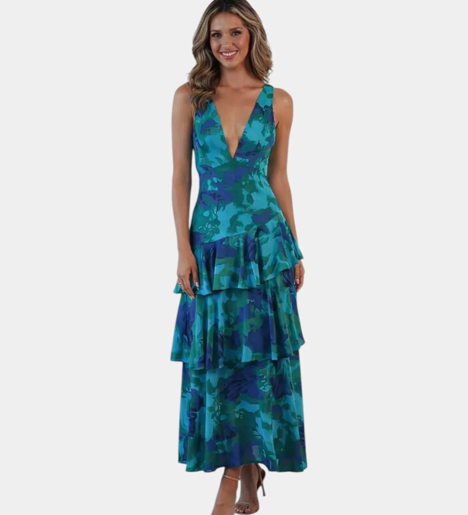 Isa | Elegant Floral Maxi Dress