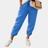 Sofie – Breathable, Casual, and Elegant Pants (Blue)