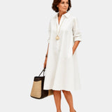 Iris | Elegant Midi Dress
