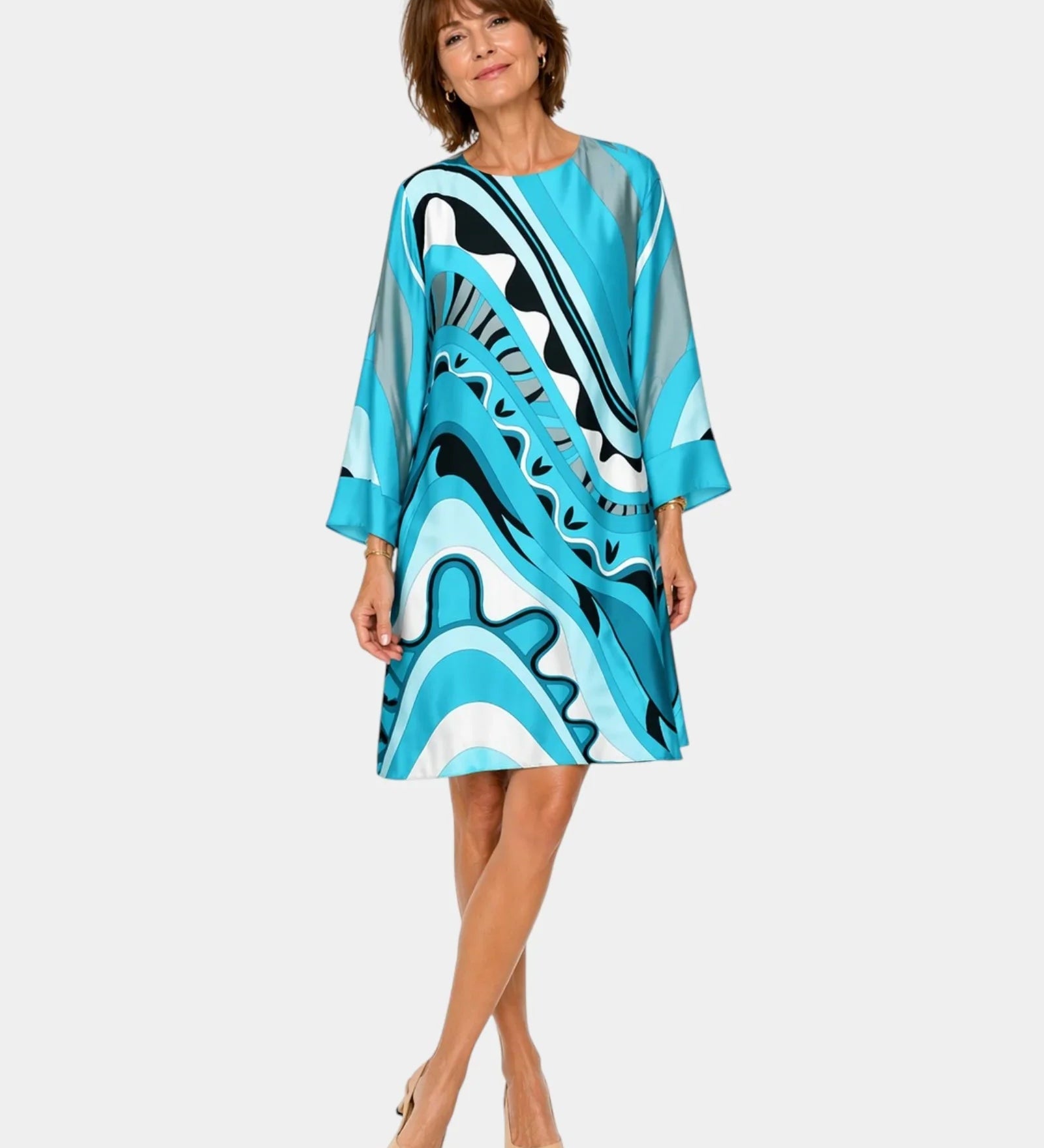 Amand | Elegant Summer Dress that Hides the Belly
