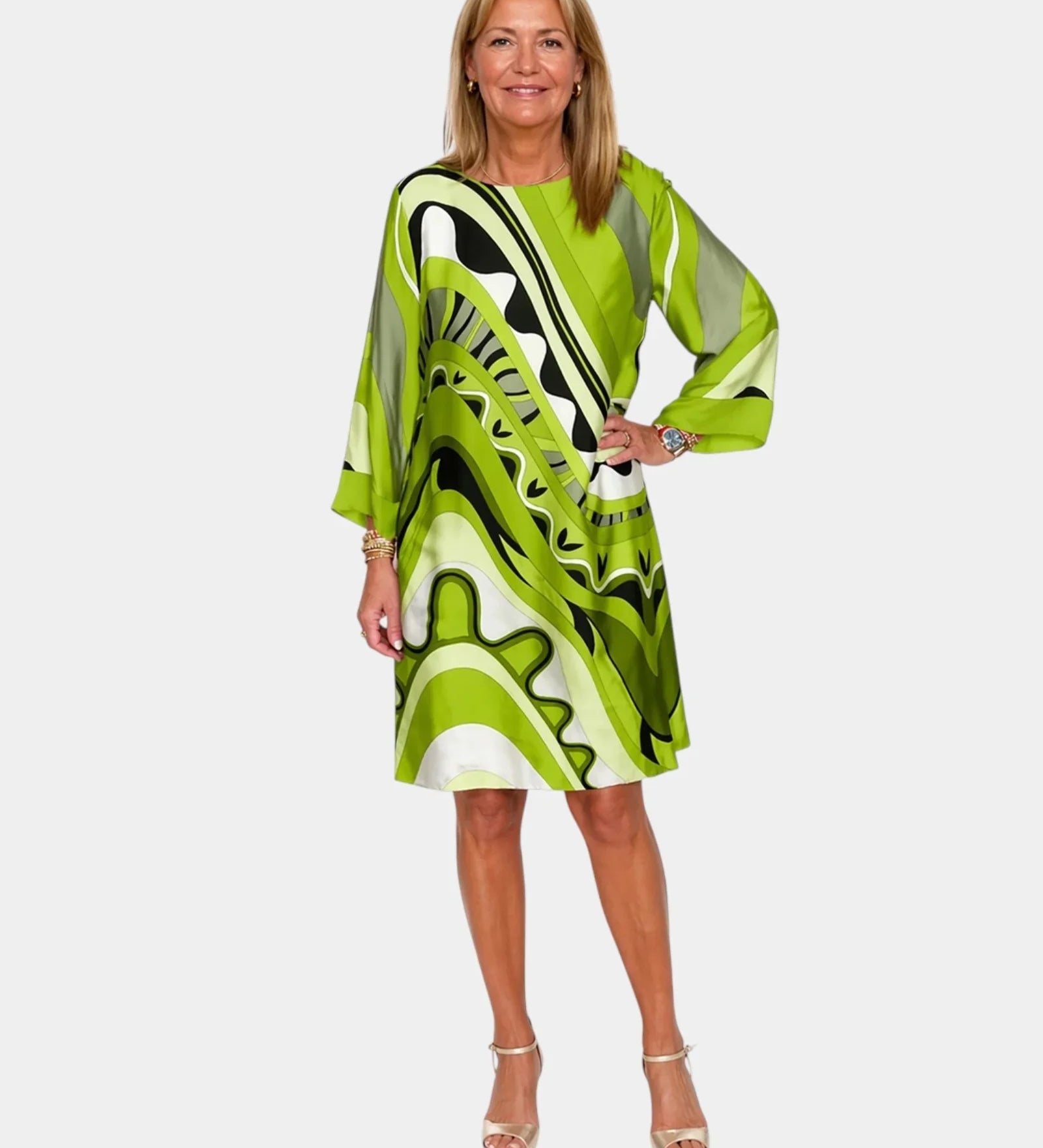 Amand | Elegant Summer Dress that Hides the Belly