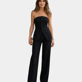 Eda | Ensemble with top and wide-leg pants