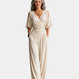 Reine | Elegant Off-Shoulder Jumpsuit