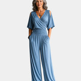 Reine | Elegant Off-Shoulder Jumpsuit
