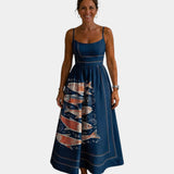 Adda | Midi Dress with Pattern