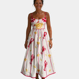 Aegline | Midi Dress with Pattern