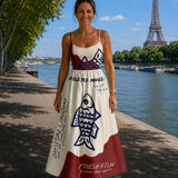 Aéliane | Midi Dress with Pattern