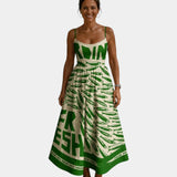 Afra | Midi Dress with Pattern