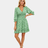 Adraste | Elegant Floral Dress