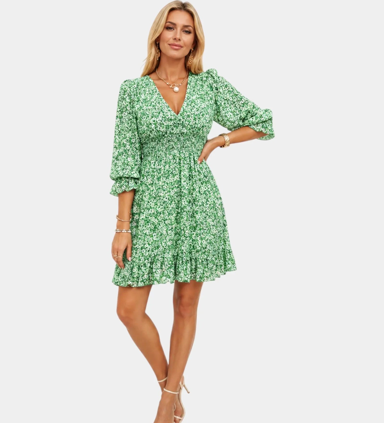 Adraste | Elegant Floral Dress