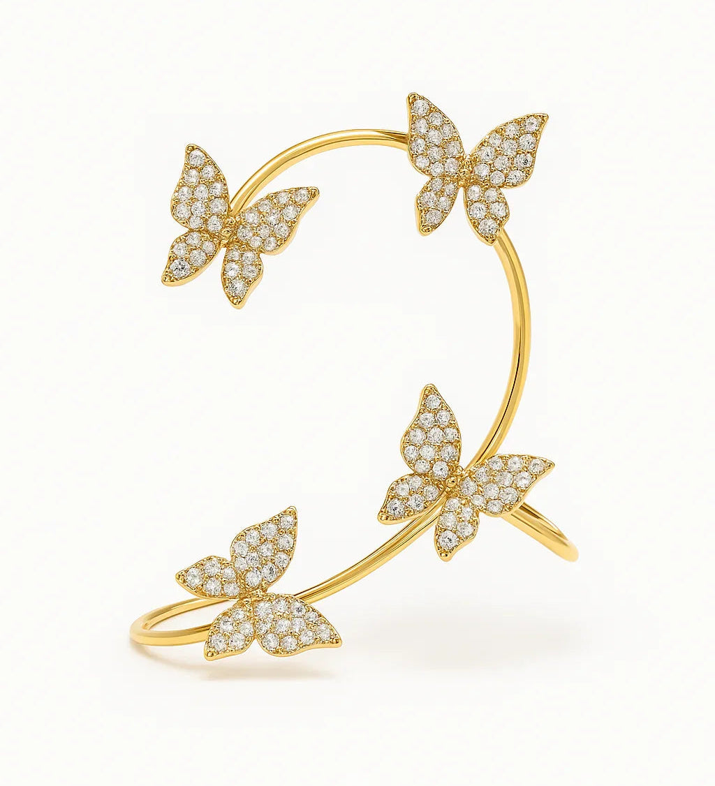 Geneviève | Butterfly Ear Cuff