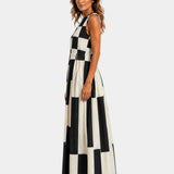 Angelica | Sleeveless Checked Dress
