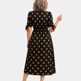 Charlaine | Retro Polka Dot Dress