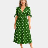 Charlaine | Retro Polka Dot Dress
