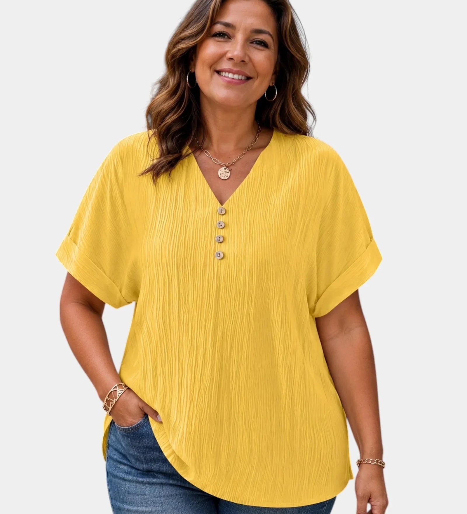 Alwena | V-Neck Blouse
