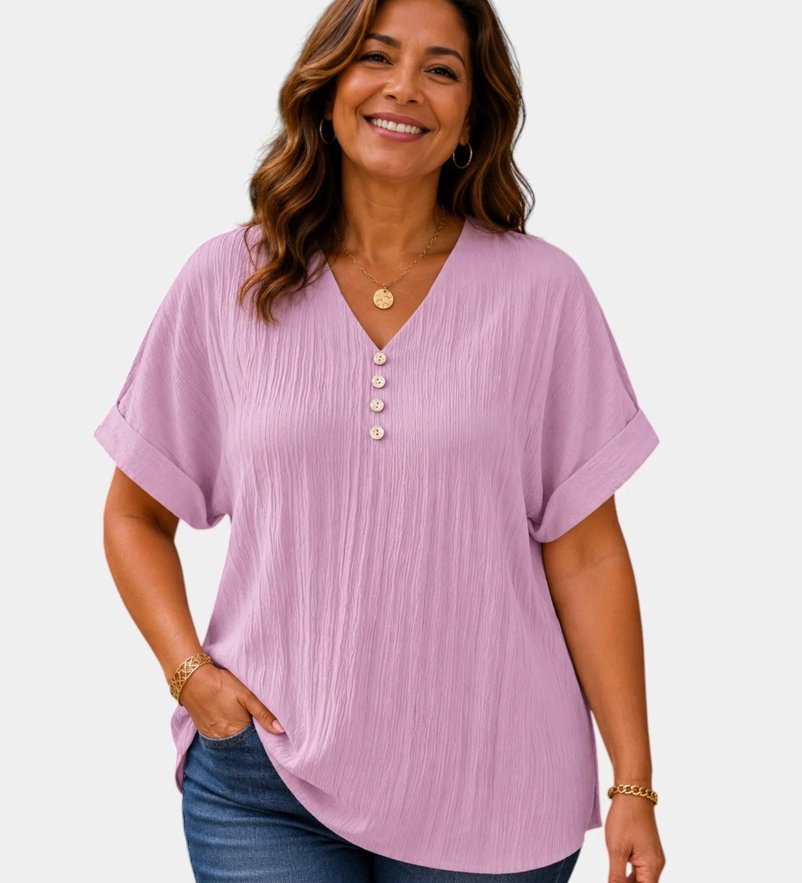 Alwena | V-Neck Blouse