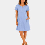 Cherry | Dress with zipper and pockets