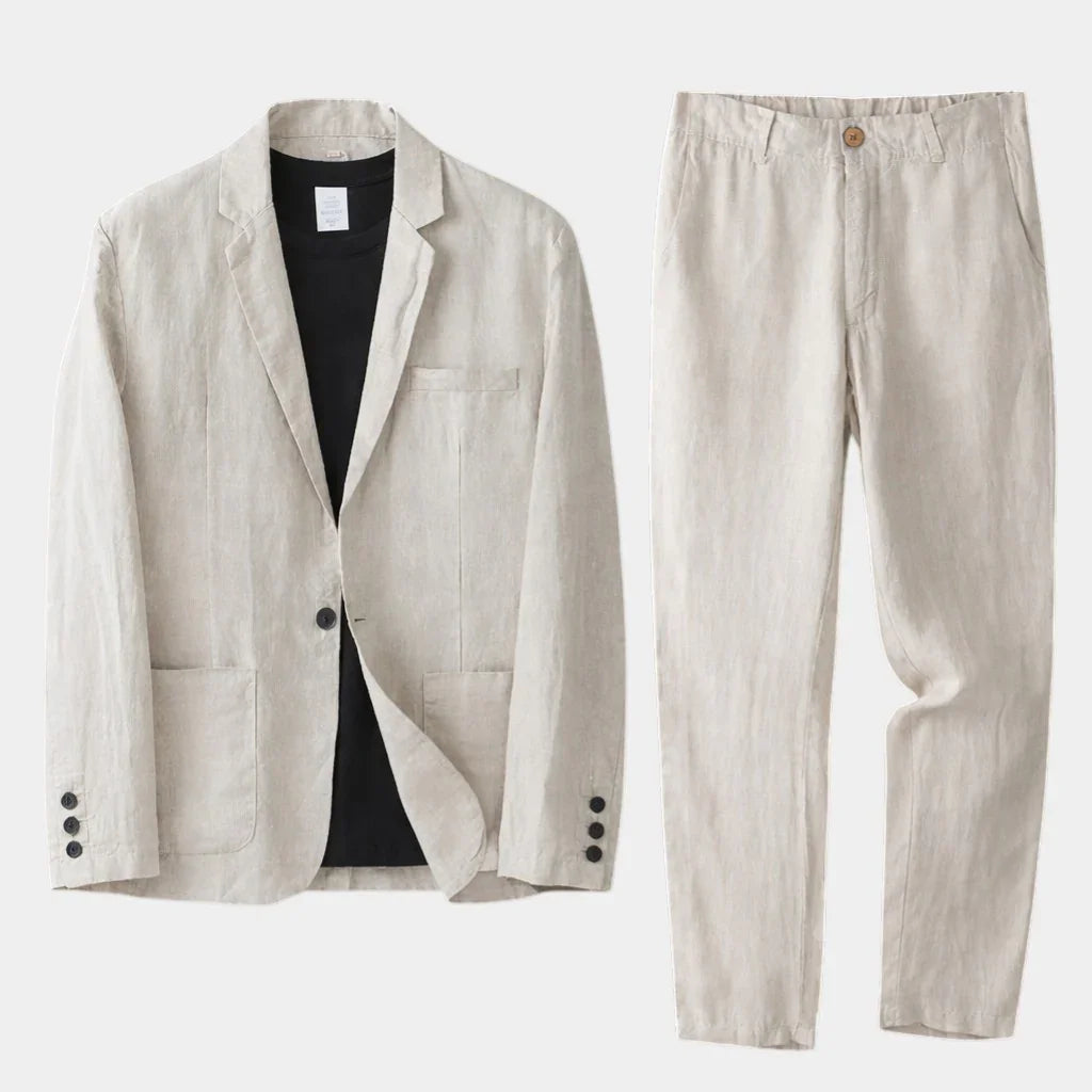 Lucas | Classic Cut Linen Suit