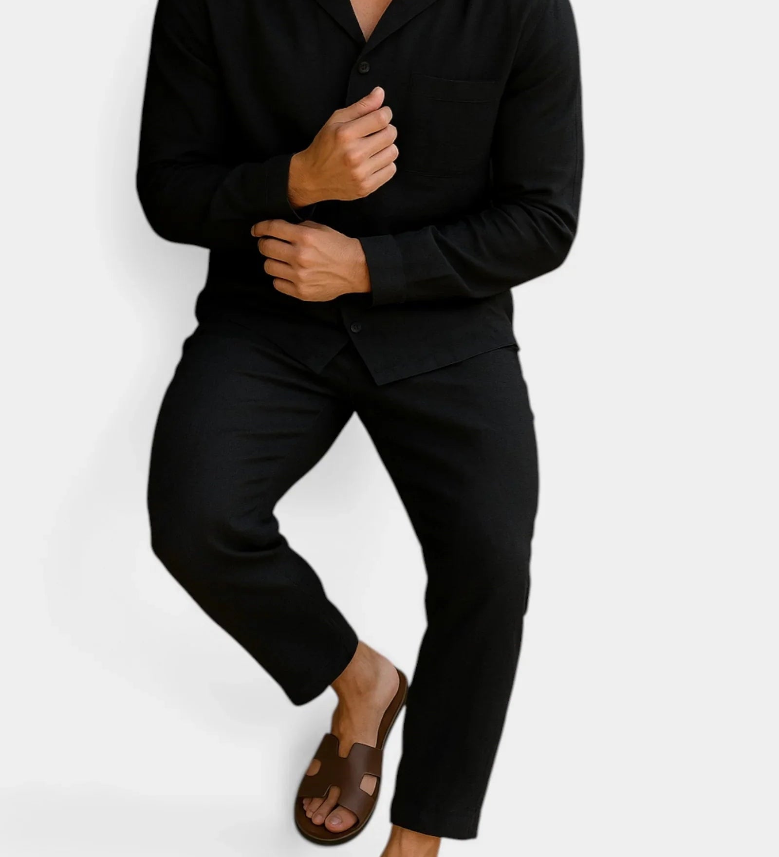 Marcel | Linen Effect Pants and Shirt Set