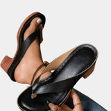 Aliénor | Comfortable Sandals with Thick Heel