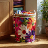 Daisy Delight Laundry Basket