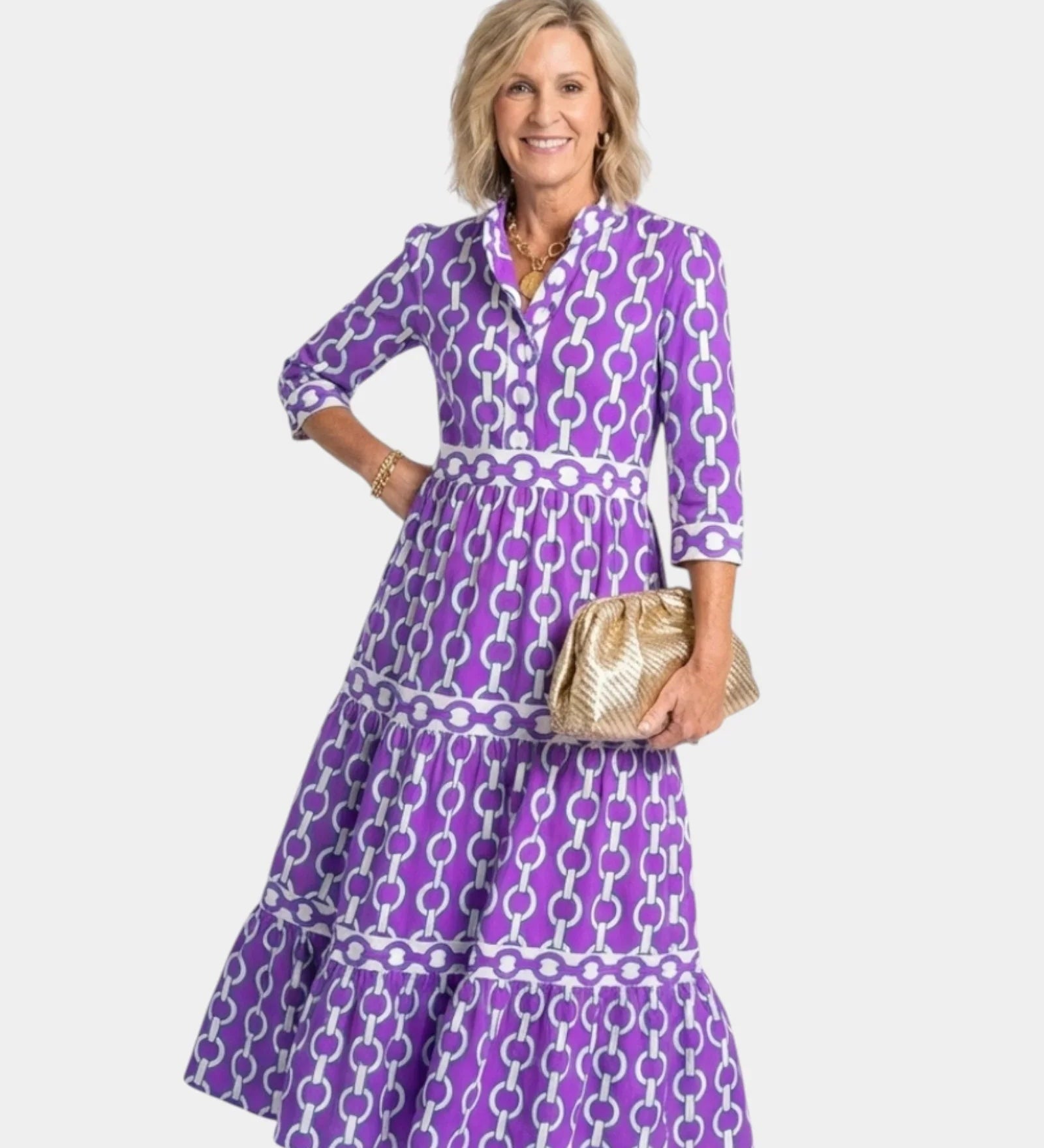 Yamina | Midi Dress with Sleeves