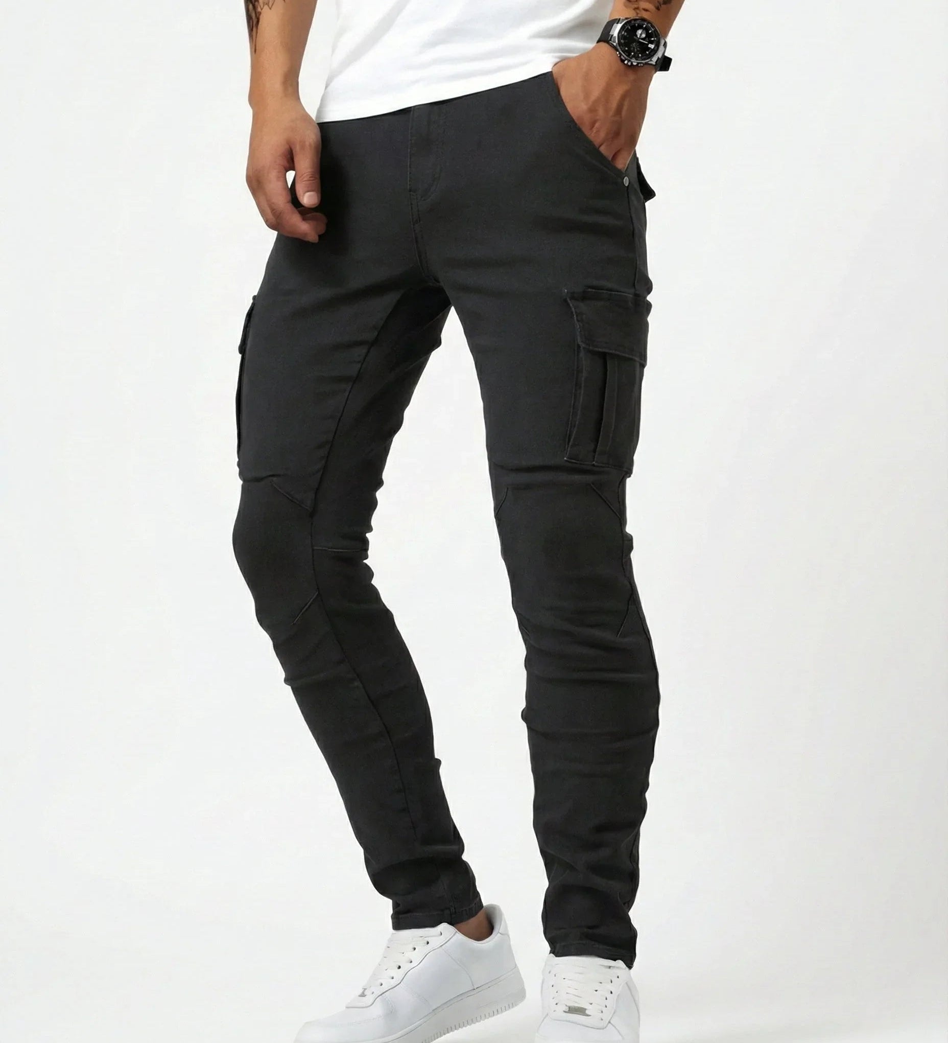 Jean | Elastic Cargo Pants