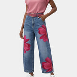 Chérine | Elegant Floral Pants