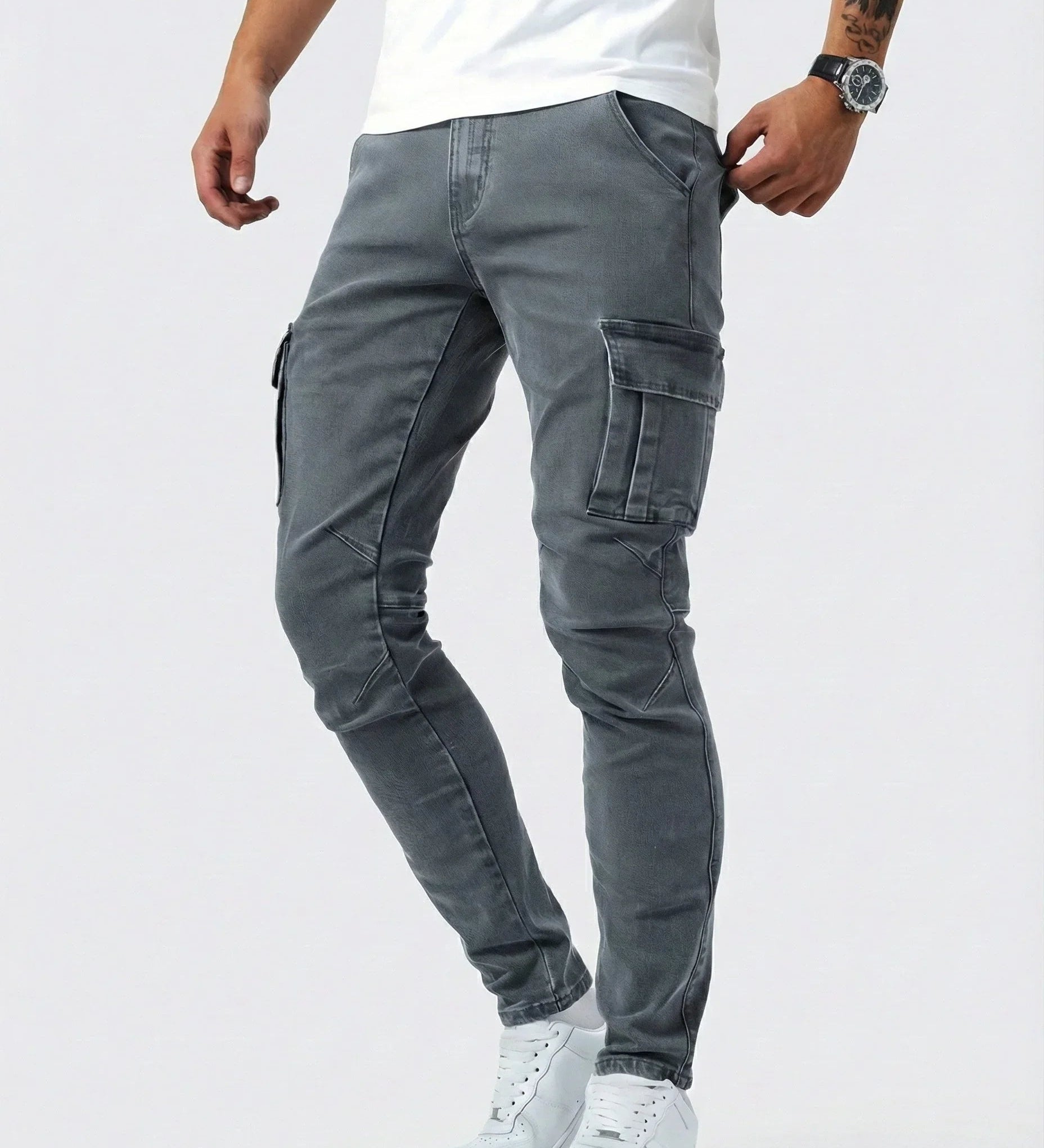 Jean | Elastic Cargo Pants