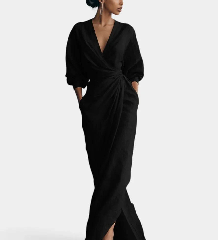Sidonie | Minimalist Maxi Dress Pink