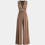 Sultana | Chic sleeveless jumpsuit with wide legs