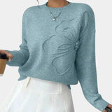 Alma | Knitted Floral Sweater