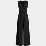 Sultana | Chic sleeveless jumpsuit with wide legs