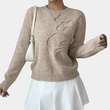 Alma | Knitted Floral Sweater