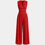 Sultana | Chic sleeveless jumpsuit with wide legs