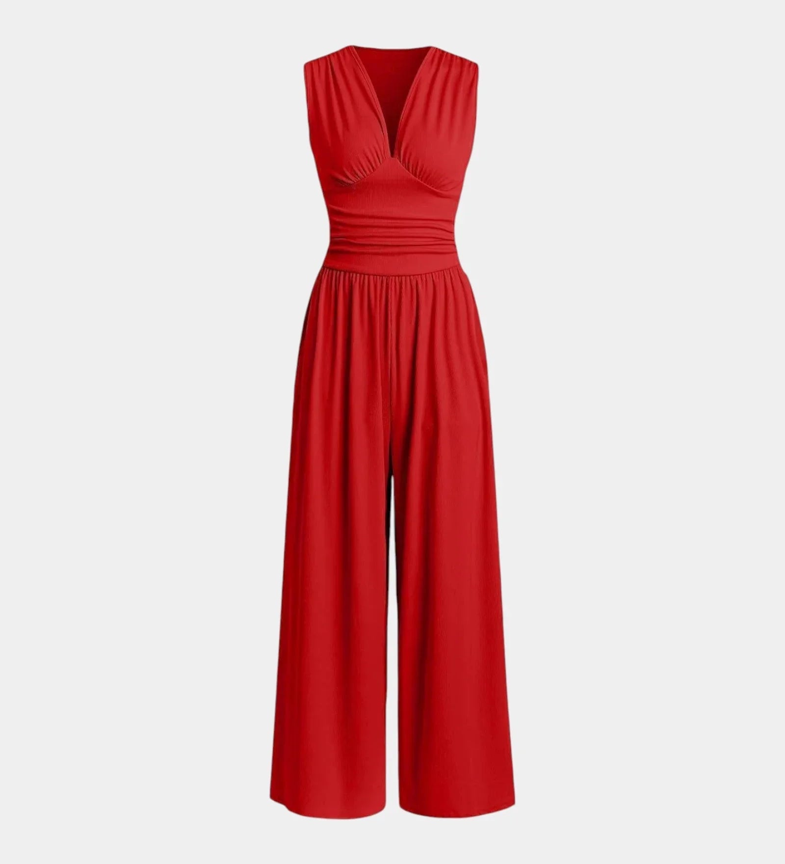 Sultana | Chic sleeveless jumpsuit with wide legs