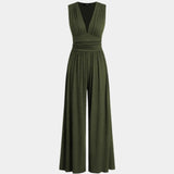 Sultana | Chic sleeveless jumpsuit with wide legs