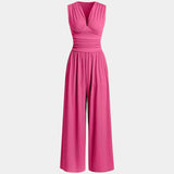 Sultana | Chic sleeveless jumpsuit with wide legs