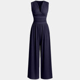 Sultana | Chic sleeveless jumpsuit with wide legs