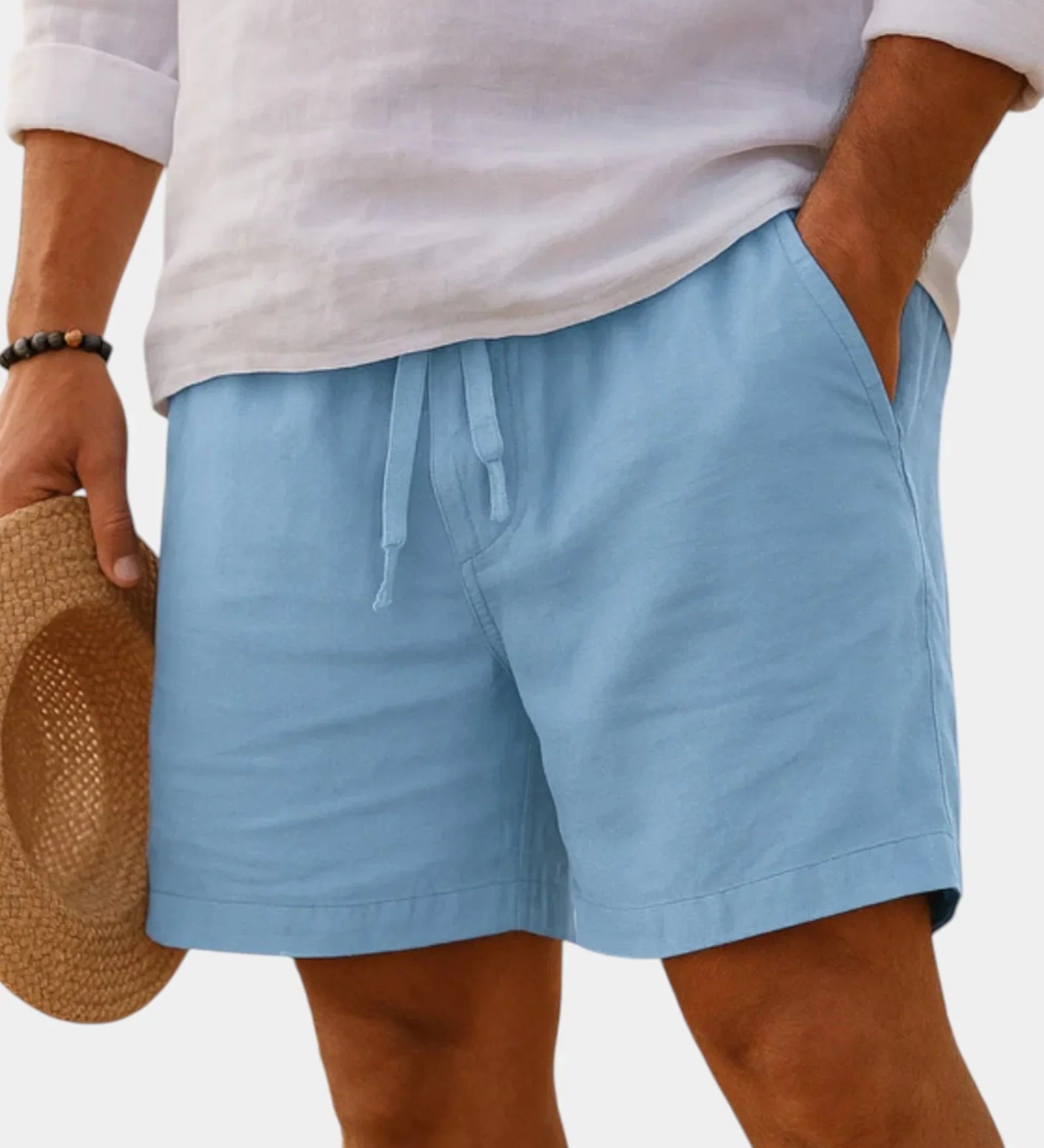Lucas | Cotton and Linen Shorts