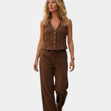 Vivette | Elegant Pants and Top Set