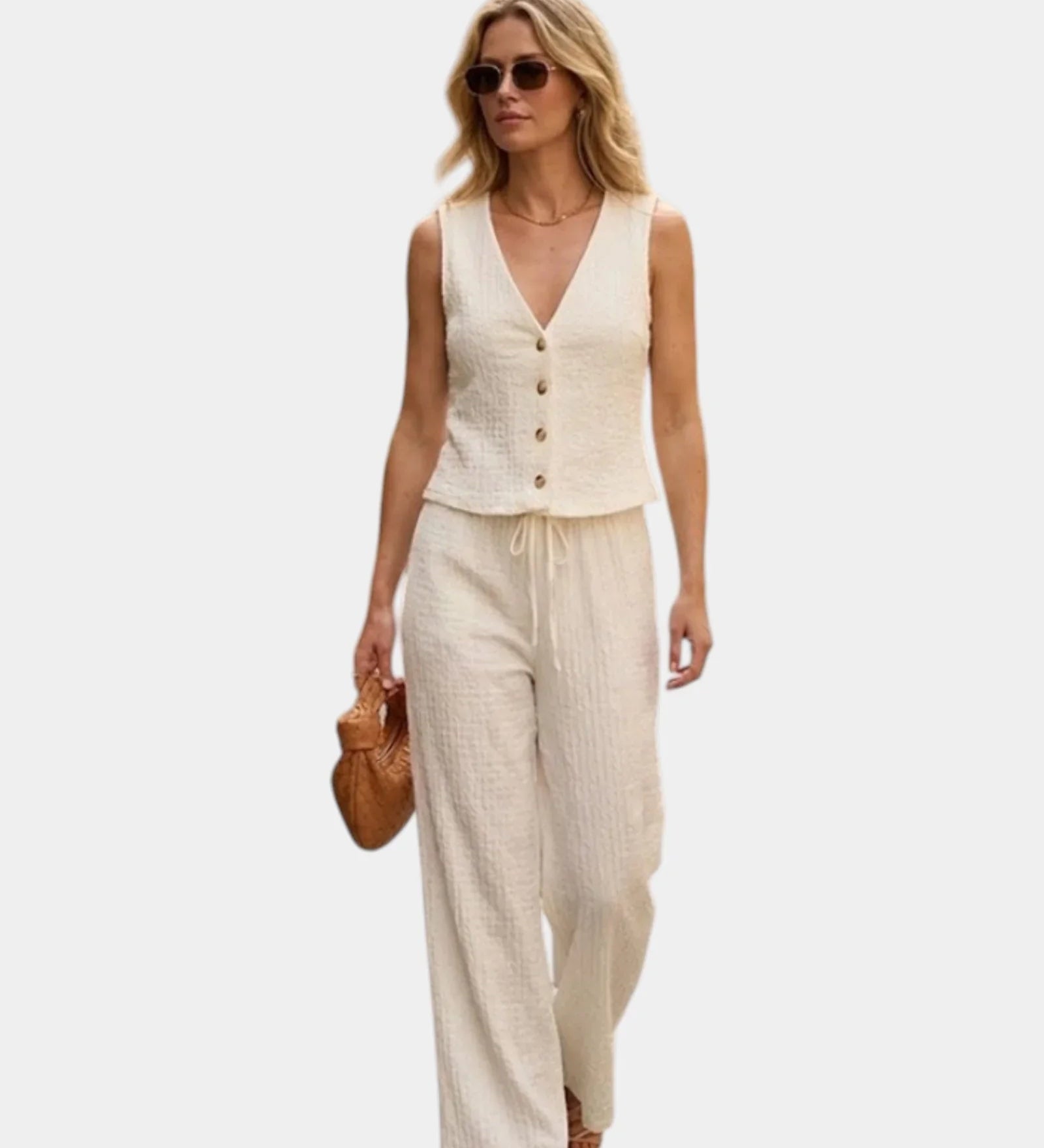 Vivette | Elegant Pants and Top Set